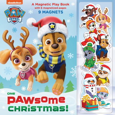 Cover Image for One Pawsome Christmas: A Magnetic Play Book (Paw Patrol) -- Random House, Board Book