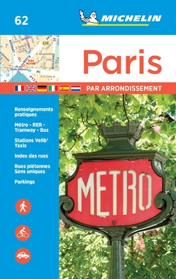 Cover Image for Michelin Paris by Arrondissements Pocket Atlas #62 -- Michelin, Paperback