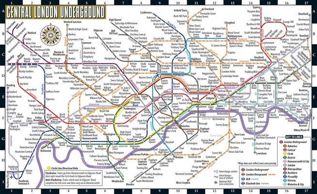 Cover Image for Streetwise London Underground Map: Laminated Map of the London Underground, England -- Michelin, Folded
