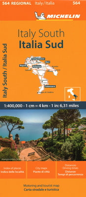 Cover Image for Michelin Map Italy: South -- Michelin, Folded