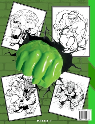 Cover Image for Hulk Coloring Book: Amazing Fun Coloring Adventures for Kids, Draw Deluxe Edition -- Ish Belk, Paperback