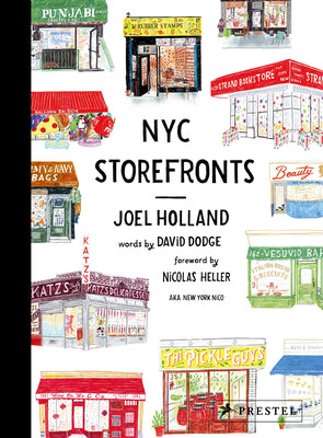 Cover Image for NYC Storefronts: Illustrations of the Big Apple's Best-Loved Spots (Compact Edition) -- Joel Holland, Hardcover