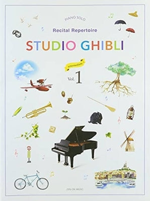 Cover Image for Studio Ghibli - Recital Repertoire Book 1: Intermediate Level Piano Solo -- , Paperback