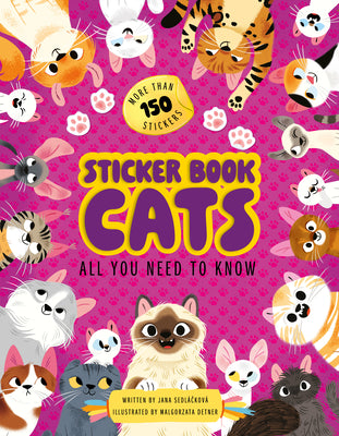 Cover Image for Sticker Book: Cats -- Jana Sedlackova, Paperback