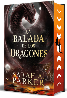 Cover Image for La Balada de Los Dragones (Edición Cantos Pintados) / The Ballad of Falling Dragons (Sprayed Edges) -- Sarah A. Parker, Hardcover