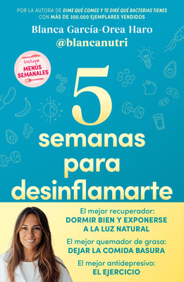 Cover Image for 5 Semanas Para Desinflamarte / 5 Weeks to Reduce Inflammation -- Blanca García-Orea Haro, Paperback
