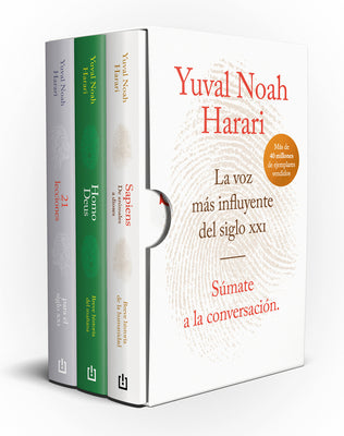 Cover Image for Estuche Harari (Contiene: Sapiens; Homo Deus; 21 Lecciones Para El Siglo XXI) / Yuval Noah Harari Books Set (Sapiens, Homo Deus, 21 Lessons for 21st C -- Yuval Noah Harari, Boxed Set
