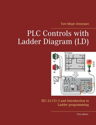 Cover Image for PLC Controls with Ladder Diagram (LD): IEC 61131-3 and introduction to Ladder programming -- Tom Mejer Antonsen, Paperback