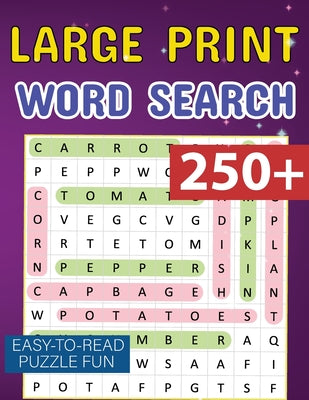 Cover Image for Word Search Book for Adults with Solution: Relaxing Word Search Book for Adults 250 Word Puzzles for Adults Teens and Seniors -- Laura Bidden, Paperback