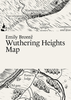 Cover Image for Emily Brontë, Wuthering Heights Map -- Martin Thelander, Folded