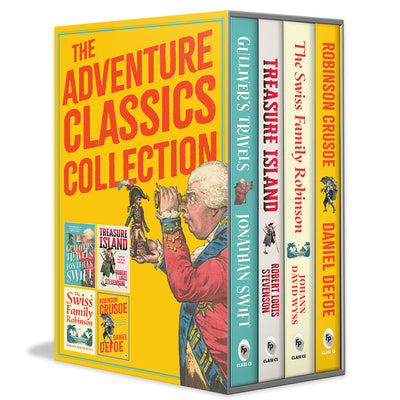 Cover Image for The Adventure Classics Collection (Set of 4 Books) -- Daniel Defoe, Mixed Media Product