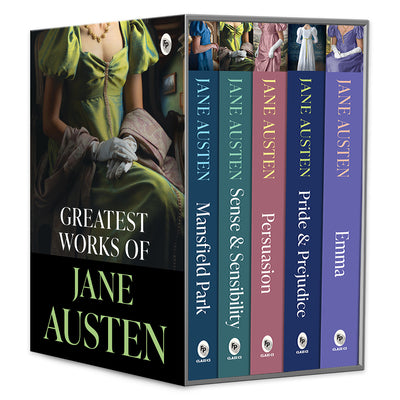 Cover Image for Greatest Works of Jane Austen (Set of 5 Books) -- Jane Austen, Paperback