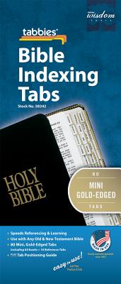 Cover Image for Bible Tab-Mini: Mini Gold-Edged Bible Tabs -- Tabbies, Other