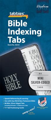Cover Image for Bible Tab-Protestant Mini/E: Mini Silver-Edged Bible Tabs -- Tabbies, Other