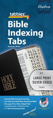 Cover Image for Bible Tab-Protestant-Gp-S: Large Print Silver-Edged Bible Tabs -- Tabbies, Other