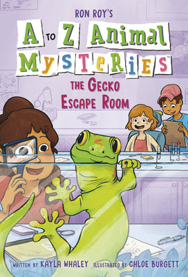 Cover Image for A to Z Animal Mysteries #7: The Gecko Escape Room -- Ron Roy, Library Binding