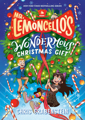 Cover Image for Mr. Lemoncello's Wondermous Christmas Gift -- Chris Grabenstein, Hardcover