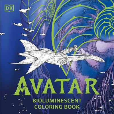 Cover Image for Avatar Bioluminescent Coloring Book: The Officially Licensed Glow in the Dark Coloring Book -- DK, Paperback