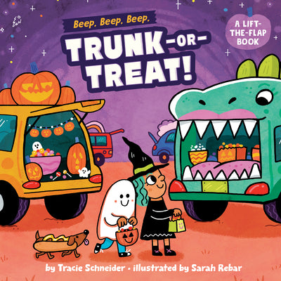 Cover Image for Beep, Beep, Beep, Trunk-Or-Treat!: A Lift-The-Flap Book -- Tracie Schneider, Board Books