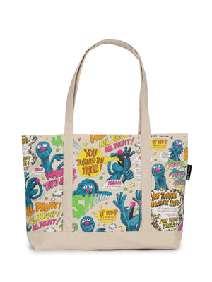 Cover Image for Sesame Street: The Monster at the End of This Book Large Zippered Tote -- Out of Print, Other