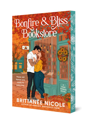Cover Image for Bonfire and Bliss Bookstore (a Hope Harbor Novel): A Cozy Fall Romance -- Brittanée Nicole, Paperback