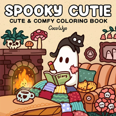 Cover Image for Spooky Cutie: Coloring Book for Adults and Kids -- Coco Wyo, Paperback