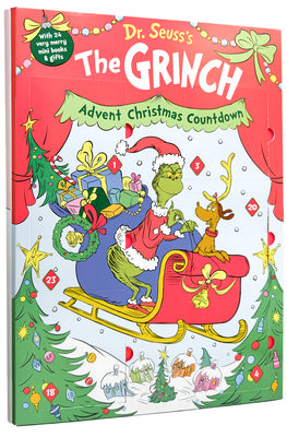 Cover Image for Dr. Seuss's the Grinch Advent Christmas Countdown: With 24 Very Merry Mini Books & Gifts -- Random House, Paperback
