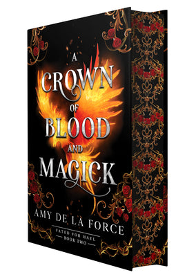 Cover Image for A Crown of Blood and Magick: Follow Up to the Addictive Slow-Burn Romantasy a Kiss of Hammer and Flame -- Amy de la Force, Hardcover