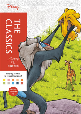 Cover Image for Disney Mystery Coloring: The Classics: A Color by Number Book -- Disney, Paperback