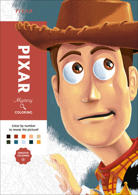 Cover Image for Disney Mystery Coloring: Pixar: A Color by Number Book -- Disney, Paperback