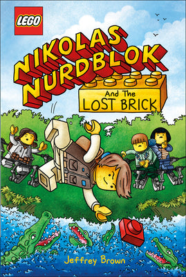 Cover Image for Lego Nikolas Nurdblok and the Lost Brick -- Jeffrey Brown, Hardcover