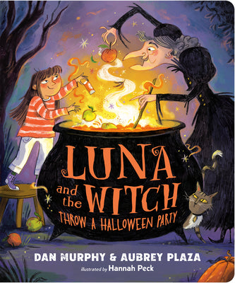 Cover Image for Luna and the Witch Throw a Halloween Party -- Aubrey Plaza, Board Books
