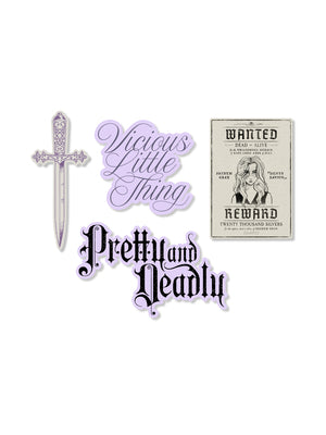 Cover Image for Lauren Roberts's Powerless Stickers - Sticker Set of 4 -- Out of Print, Paperback