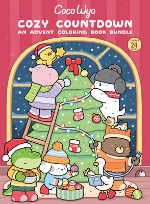 Cover Image for Cozy Countdown: An Advent Coloring Book Bundle -- Coco Wyo, Paperback