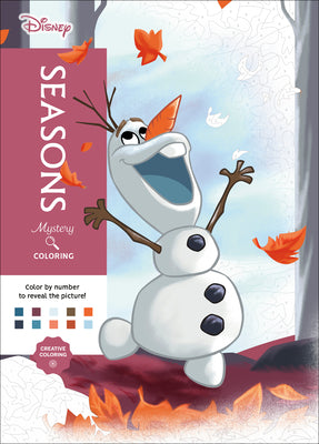 Cover Image for Disney Mystery Coloring: Seasons: A Color by Number Book -- Disney, Paperback