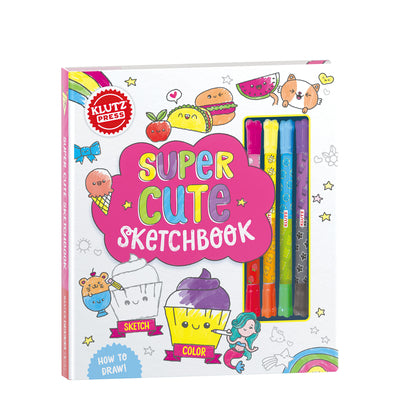 Cover Image for Super Cute Sketchbook [With Marker] -- Klutz Press, Paperback