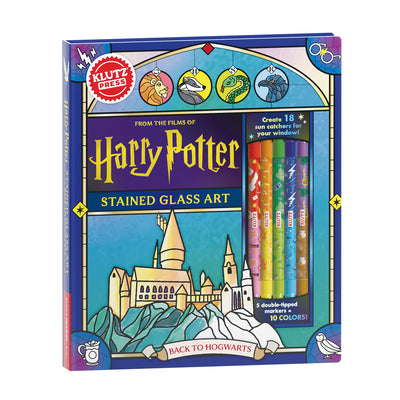 Cover Image for Harry Potter Stained Glass Back to Hogwarts -- Klutz Press, Hardcover