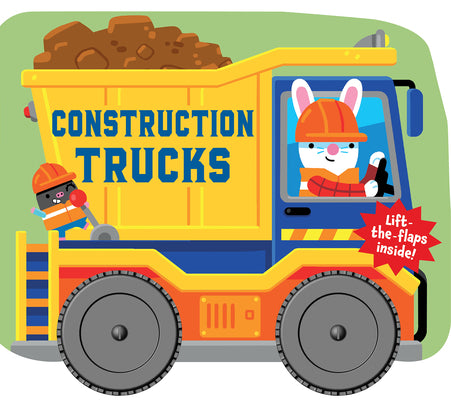 Cover Image for Spin & Lift: Construction Trucks -- Ilanit Oliver, Paperback