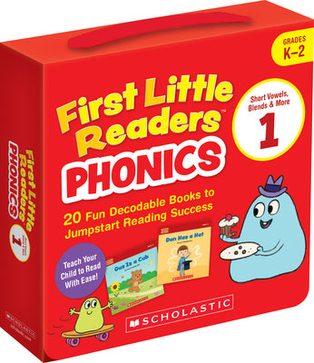 Cover Image for First Little Readers: Phonics Set 1 / Short Vowels, Blends & More (Single-Copy Set): 20 Decodable Books for Beginning Readers -- Liza Charlesworth, Paperback