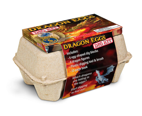 Cover Image for Dragon Eggs Dig Kit -- Scholastic, Paperback