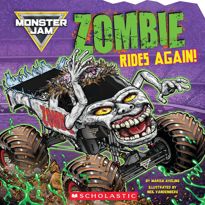 Cover Image for Monster Jam: Zombie Rides Again! (Deluxe Storybook) -- Marisa Aveling, Paperback