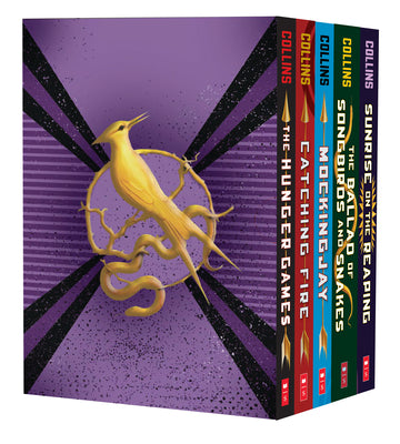 Cover Image for Hunger Games 5-Book Paperback Box Set (the Hunger Games, Catching Fire, Mockingjay, the Ballad of Songbirds and Snakes, Sunrise on the Reaping) -- Suzanne Collins, Paperback