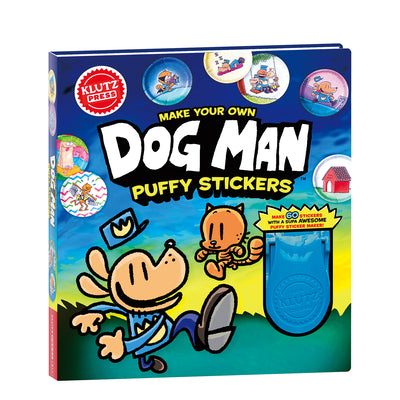 Cover Image for Make Your Own Dog Man Puffy Stickers -- Klutz Press, Hardcover
