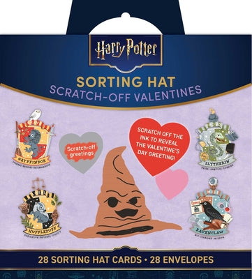 Cover Image for Harry Potter: Sorting Hat Scratch-Off Valentines: School Valentines -- Insight Editions, Other