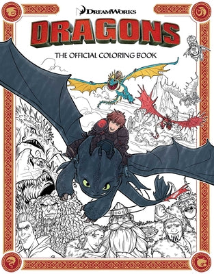 Cover Image for DreamWorks Dragons: The Official Coloring Book -- Insight Editions, Paperback