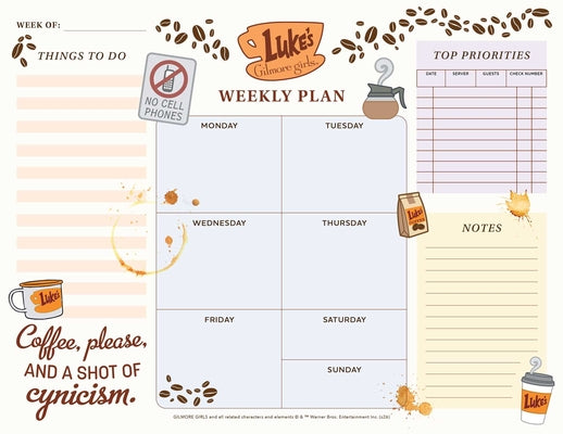 Cover Image for Gilmore Girls Weekly Planner Notepad -- Insight Editions, Other