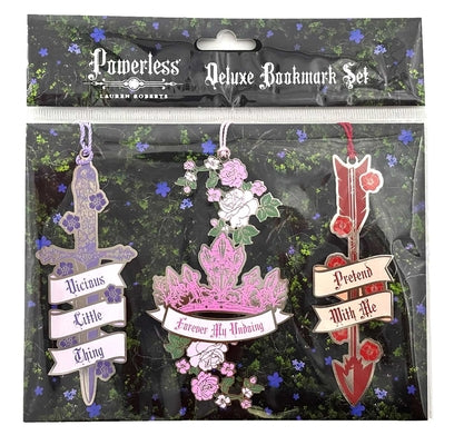 Cover Image for Lauren Roberts: Powerless Trilogy Deluxe Bookmark Set (Set of 3) -- Insight Editions, Paperback