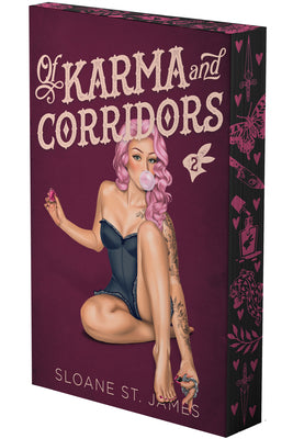 Cover Image for Of Karma and Corridors: A Dark Romance (Deluxe Limited Edition) -- Sloane St James, Paperback