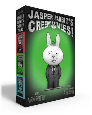 Cover Image for Jasper Rabbit's Creepy Tales! (Chapter Book Boxed Set): Troubling Tonsils!; Unsettling Salad!; Yarn Is Everything! -- Aaron Reynolds, Hardcover