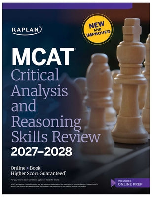Cover Image for MCAT Critical Analysis and Reasoning Skills Review 2027-2028: Online + Book -- Kaplan Test Prep, Paperback